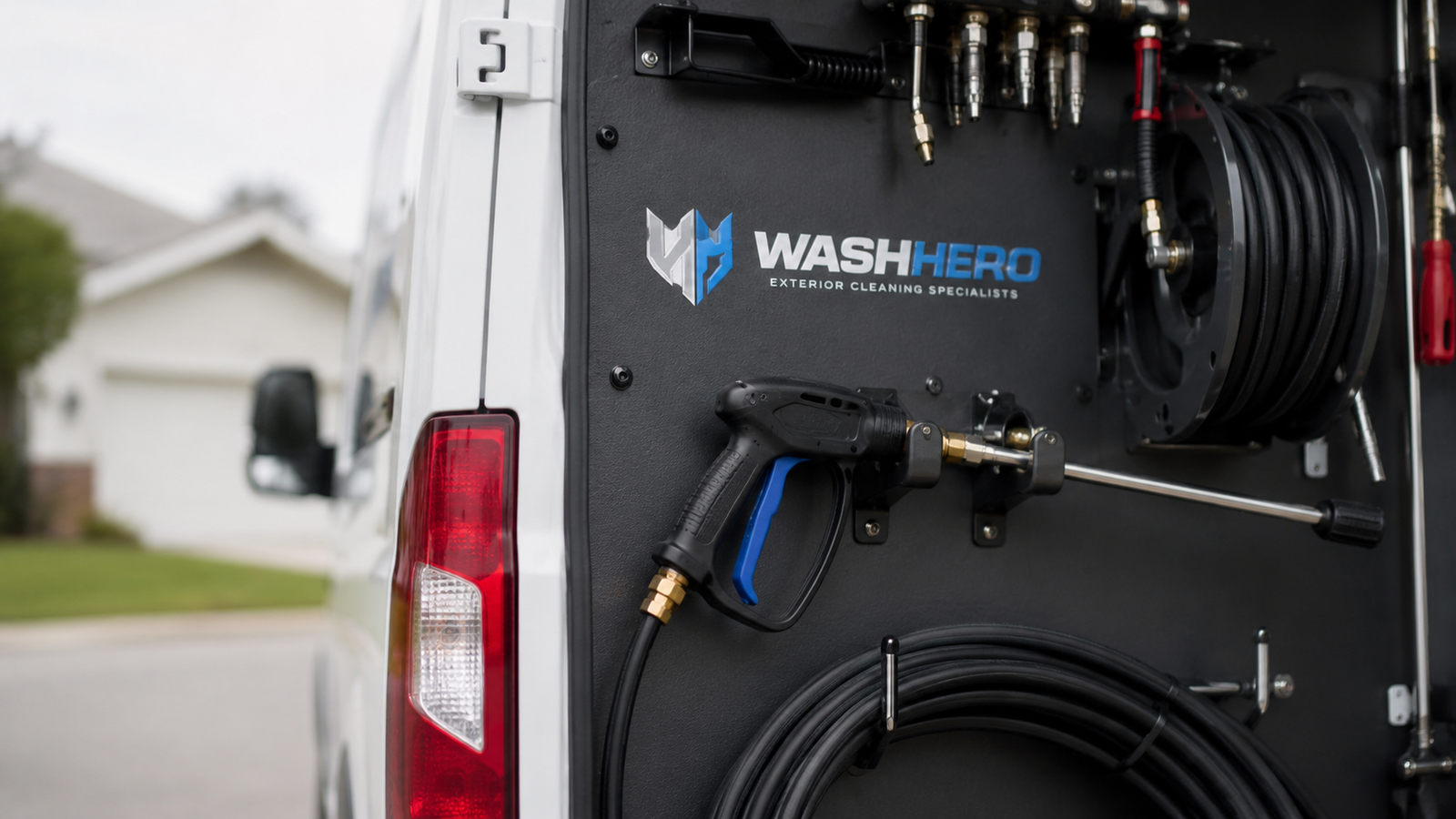 Wash Hero professional exterior cleaning equipment